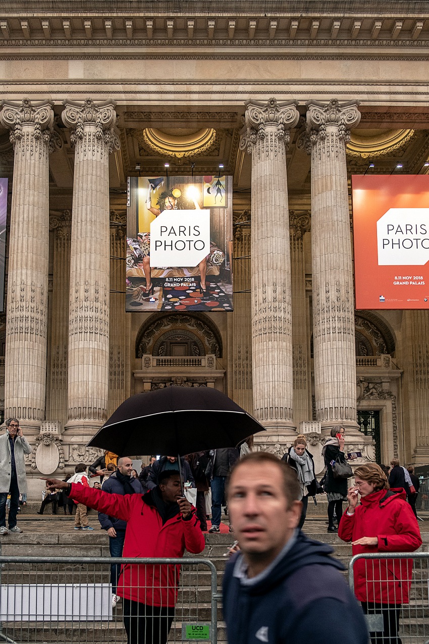 Salvo Veneziano, L'ingresso del Grand Palais che ospita l'edizione 2018 di Paris Photo.  Salvo Veneziano/FPmag.
