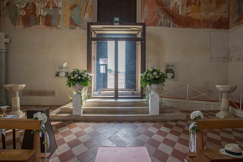 Pio Tarantini, Interno di Santa Maria del Casale, Brindisi.  Pio Tarantini.