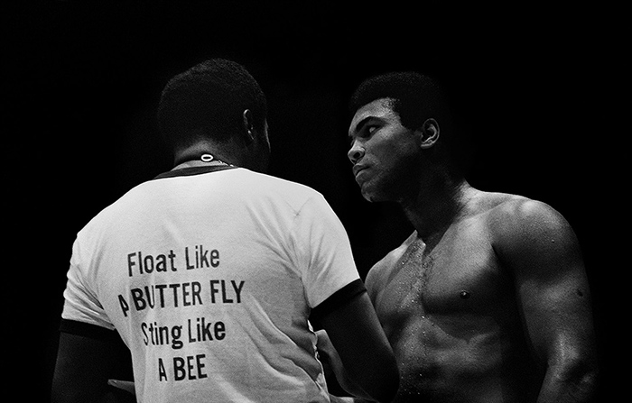 Brian Hamill, Muhammad Ali, Madison Square Garden, 1972.  Brian Hamill